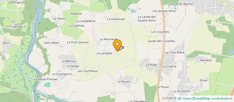 localisation de l'entreprise SCI DES CHAMPS  BAINS-SUR-OUST