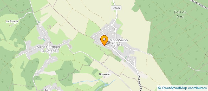 localisation de l'entreprise SCI DES CHAMPS  LE MONT-SAINT-ADRIEN