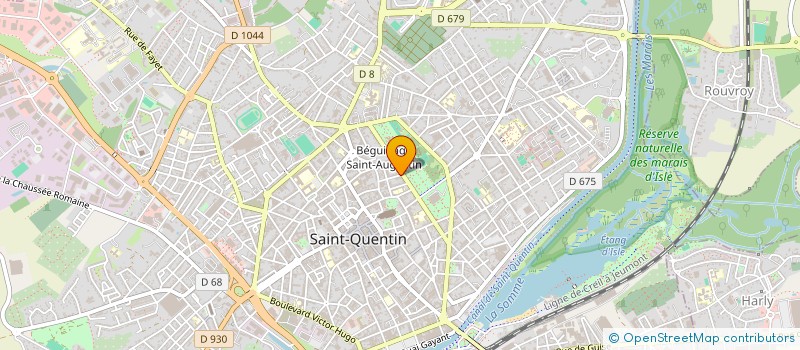 localisation de l'entreprise SCI DES CHAMPS à SAINT-QUENTIN