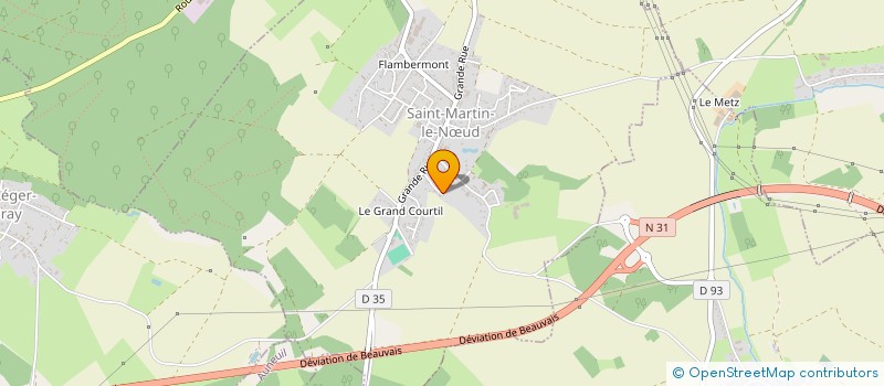 localisation de l'entreprise SCI DES CHAMPS  SAINT-MARTIN-LE-NUD