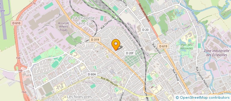 localisation de l'entreprise SCI DES CHAMPS à LA CHAPELLE-SAINT-LUC