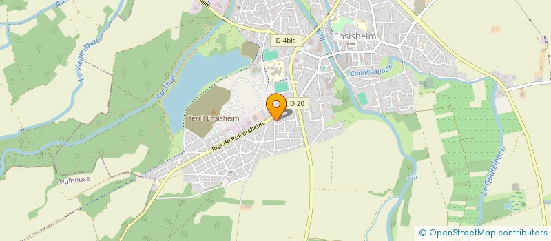 localisation de l'entreprise SCI DES CHAMPS  RAEDERSHEIM