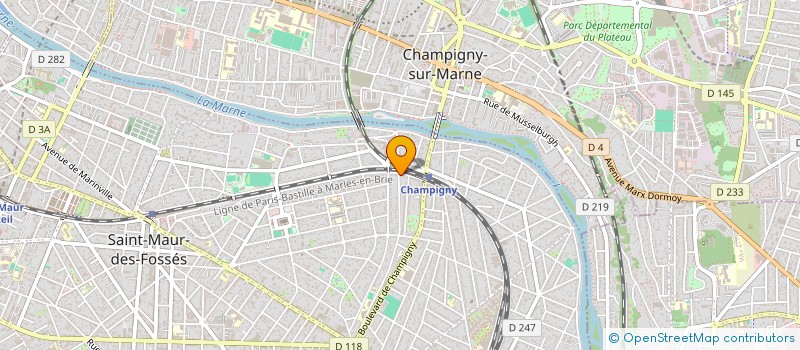 localisation de l'entreprise SCI DES CHAMPS CORBILLY à SAINT-MAUR-DES-FOSSES