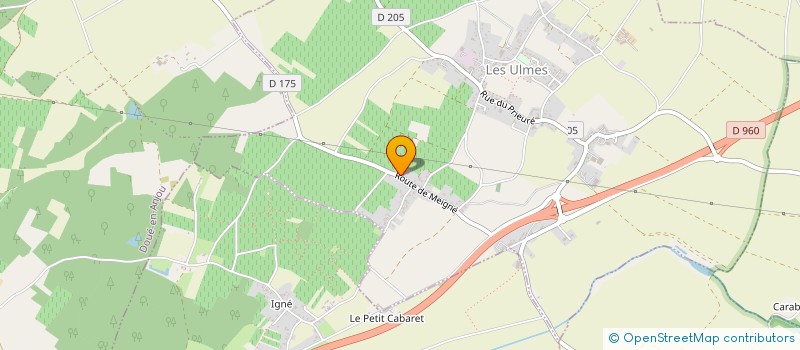 localisation de l'entreprise SCI DES CHAMPS EAUX  LES ULMES