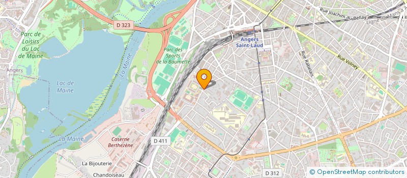 localisation de l'entreprise SCI DES CHAMPS FERRES à ANGERS