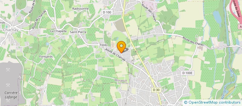 localisation de l'entreprise SCI DES CHAMPS FLEURIS  MORANCE