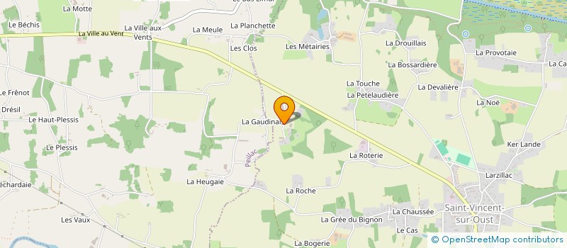 localisation de l'entreprise SCI DES CHAMPS FLEURIS  SAINT-VINCENT-SUR-OUST