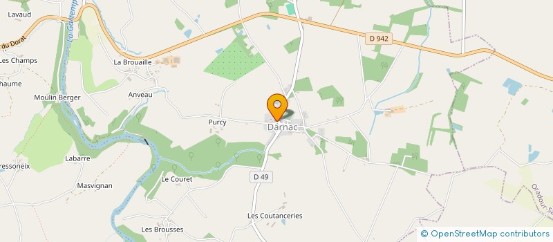 localisation de l'entreprise SCI DES CHAMPS FRETETS  VAL-D'OIRE-ET-GARTEMPE