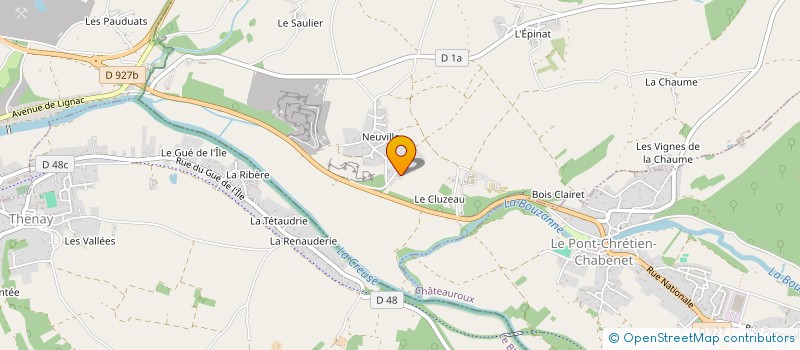 localisation de l'entreprise SCI DES CHAMPS MACONS à CHASSENEUIL