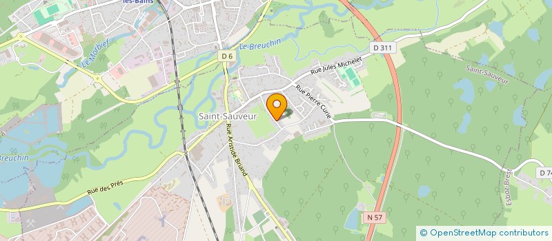 localisation de l'entreprise SCI DES CHAMPS MARINS à SAINT-SAUVEUR