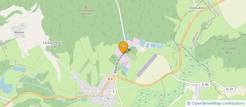 localisation de l'entreprise SCI DES CHAMPS PIOT  SAULNOT