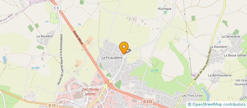 localisation de l'entreprise SCI DES CHAMPS RONDS 1821  PORNIC