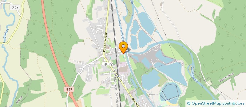 localisation de l'entreprise SCI DES CHAMPS SAINT-MICHEL  IGNEY