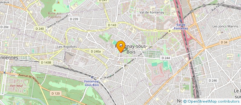 localisation de l'entreprise SCI DES CHAMPS SUR L'HORIZON à FONTENAY-SOUS-BOIS