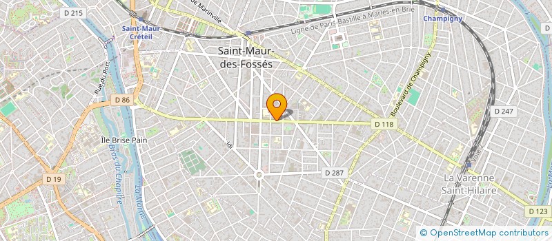 localisation de l'entreprise SCI DES CHANTERELLES à SAINT-MAUR-DES-FOSSES