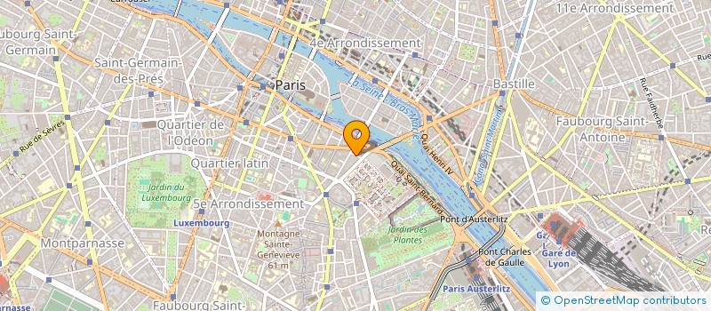 localisation de l'entreprise SCI DES CHANTIERS  PARIS