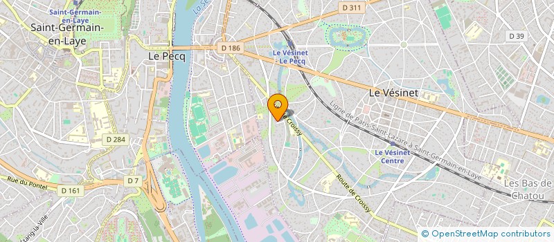 localisation de l'entreprise SCI DES CHAPELETS  LE VESINET