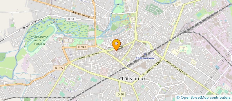 localisation de l'entreprise SCI DES CHAPELLES à CHATEAUROUX