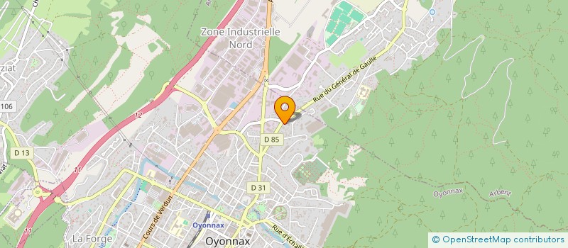 localisation de l'entreprise SCI DES CHAPELLES à OYONNAX