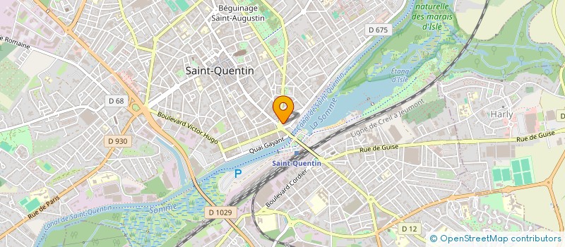 localisation de l'entreprise SCI DES CHAPROUGES à SAINT-QUENTIN