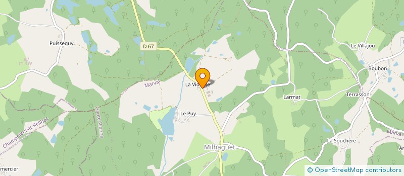 localisation de l'entreprise SCI DES CHARDONS à MARVAL