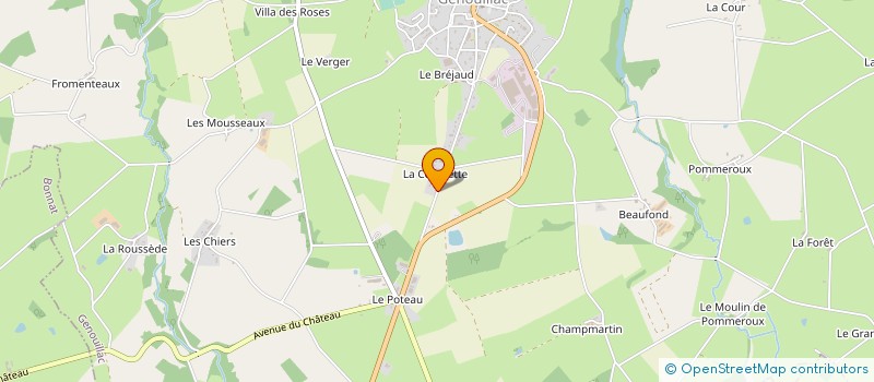 localisation de l'entreprise SCI DES CHARDRIS  GENOUILLAC
