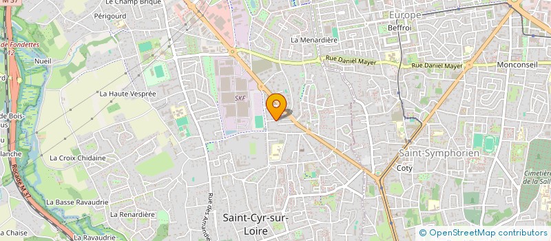 localisation de l'entreprise SCI DES CHARENTAIS  SAINT CYR SUR LOIRE
