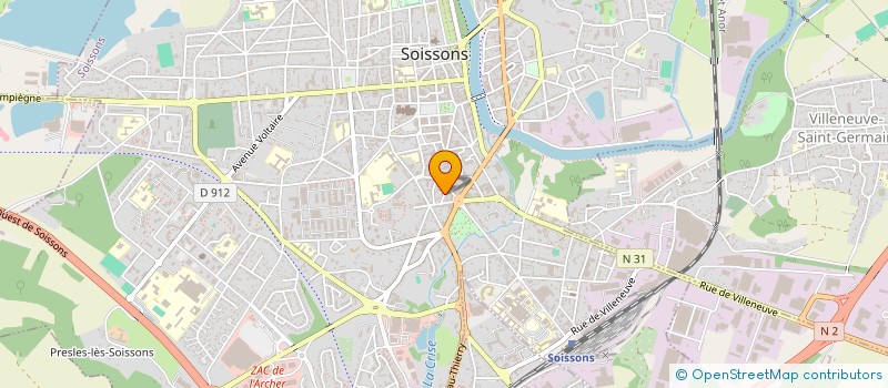 localisation de l'entreprise SCI DES CHARLIERS à SOISSONS
