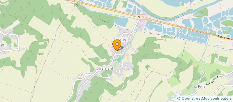 localisation de l'entreprise SCI DES CHARLIERS  PERNANT