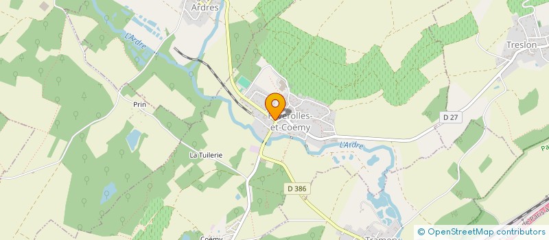 localisation de l'entreprise SCI DES CHARLOUTES  FAVEROLLES-ET-COEMY