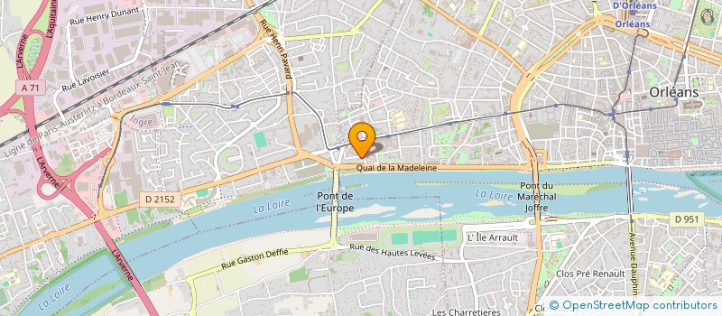 localisation de l'entreprise SCI DES CHARMES  ORLEANS