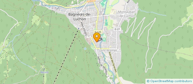 localisation de l'entreprise SCI DES CHARMES  BAGNERES-DE-LUCHON