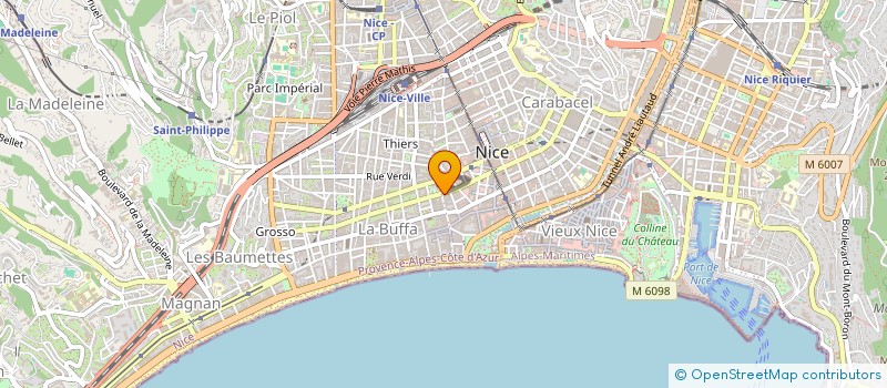 localisation de l'entreprise SCI DES CHARMETTES à NICE