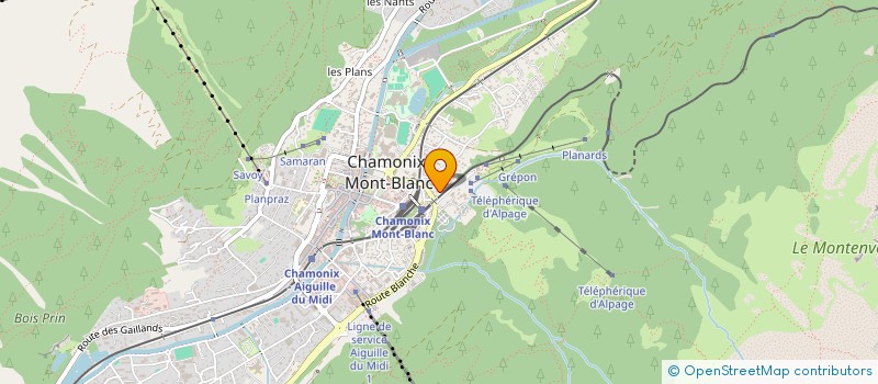 localisation de l'entreprise SCI DES CHARMETTES à CHAMONIX-MONT-BLANC