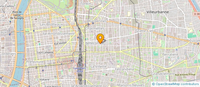 localisation de l'entreprise SCI DES CHARMETTES  LYON