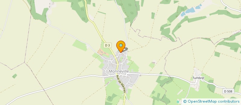 localisation de l'entreprise SCI DES CHARMILLES  MONNEVILLE