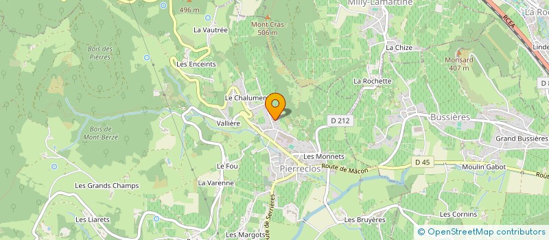 localisation de l'entreprise SCI DES CHARMILLES  PIERRECLOS