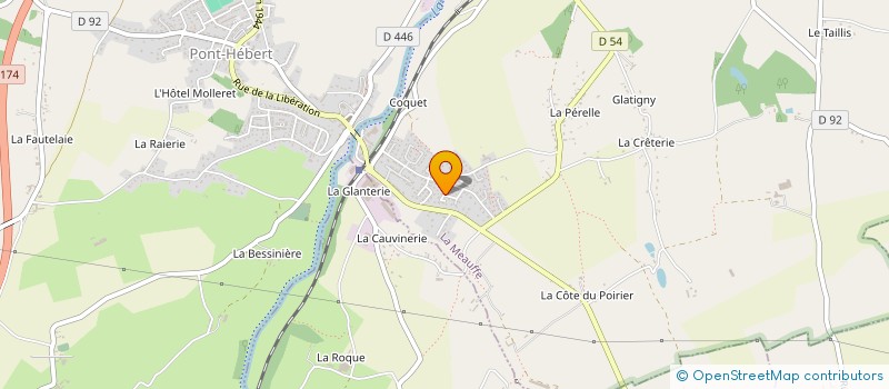 localisation de l'entreprise SCI DES CHARMILLES  LA MEAUFFE