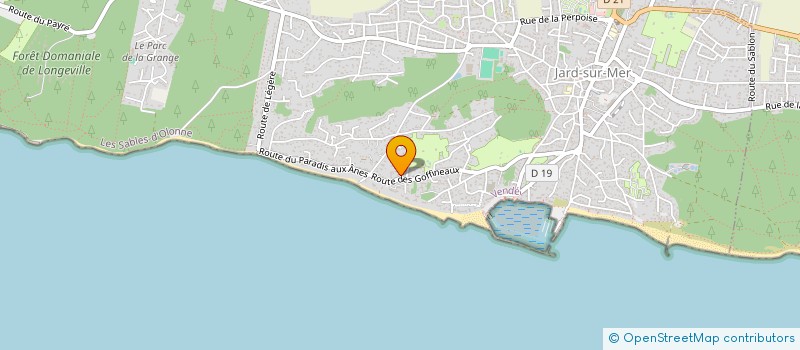 localisation de l'entreprise SCI DES CHARPENTIERS à JARD-SUR-MER