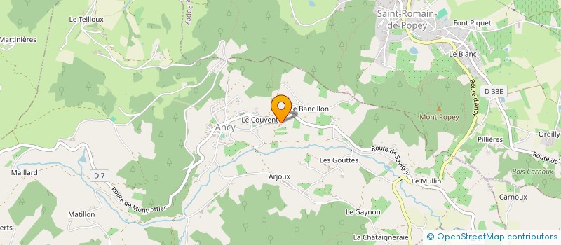 localisation de l'entreprise SCI DES CHARPENTIERS  ANCY