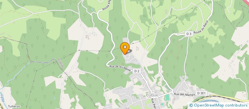 localisation de l'entreprise SCI DES CHARREIROUS à CUBLAC