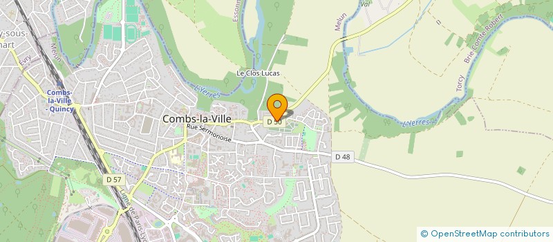 localisation de l'entreprise SCI DES CHARRETIERS  COMBS-LA-VILLE