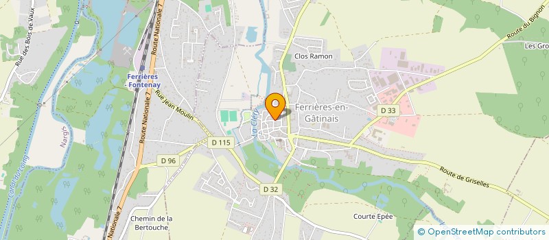 localisation de l'entreprise SCI DES CHARRIERES à FERRIERES-EN-GATINAIS