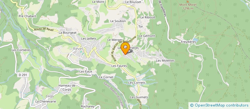 localisation de l'entreprise SCI DES CHARRIERES NEUVES à REVEL