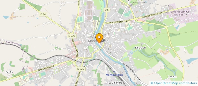 localisation de l'entreprise SCI DES CHARRONS  SAULGE