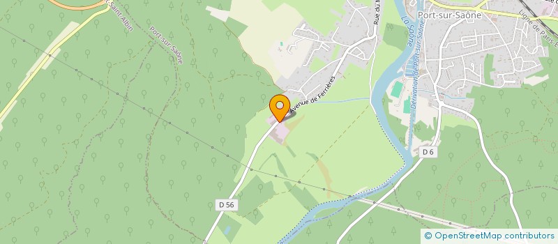 localisation de l'entreprise SCI DES CHARRONS  PORT-SUR-SAONE