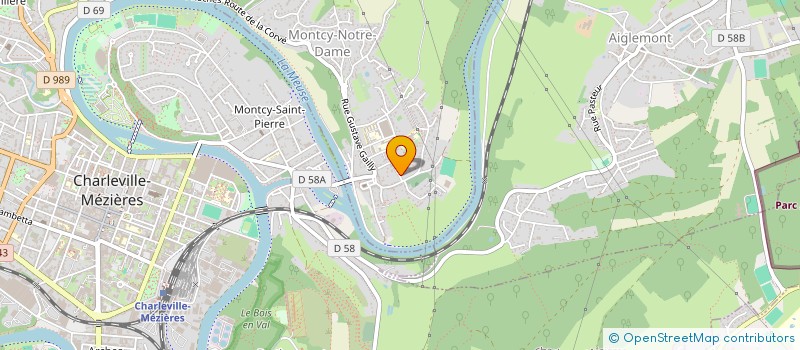 localisation de l'entreprise SCI DES CHARRONS  MONTCY-NOTRE-DAME