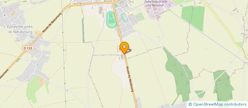 localisation de l'entreprise SCI DES CHARRUES BLEUES  LE NEUBOURG