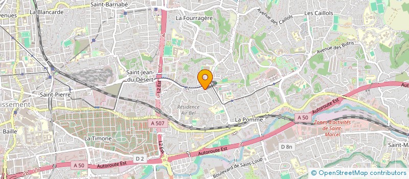 localisation de l'entreprise SCI DES CHARTREUX à MARSEILLE