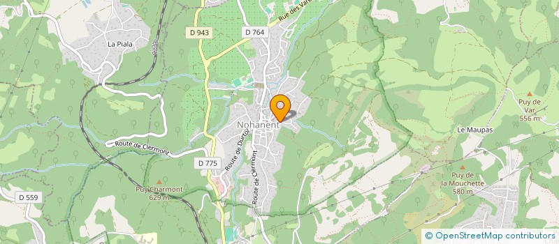 localisation de l'entreprise SCI DES CHASSAGNES  NOHANENT